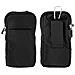 Borsello A Tracolla Multitasche In Nylon Impermeabile - Nero - Foto miniatura 6