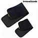 ig813635 Bande Sportive con Effetto Sauna per Braccia E Gambe (Confezione da 4), Unisex Adulto, Nero, Taglia Unica - Foto miniatura 2