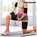 ig813635 Bande Sportive con Effetto Sauna per Braccia E Gambe (Confezione da 4), Unisex Adulto, Nero, Taglia Unica - Foto miniatura 4