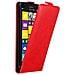 Custodia Compatibile Con Nokia Lumia 1520 In Rosso Mela - Coperchio Protettivo In Design Flip Con Chiusura Magnetica - Foto miniatura 4