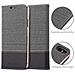 Custodia Compatibile Con Apple Iphone X / Xs In Grigio Nero - Coperchio Protettiva Con Chiusura Magnetica, Funzione Stand E Tasca Per Le Carte - Foto miniatura 6
