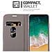 Custodia Compatibile Con Apple Iphone X / Xs In Grigio Nero - Coperchio Protettiva Con Chiusura Magnetica, Funzione Stand E Tasca Per Le Carte - Foto miniatura 8