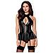 Completo Di Corsetto Erotico Con Perizoma - L /xl - Foto miniatura 1