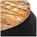 Tavolino Da Caff Nero 68x68x30 Cm Legno Massello Di Recupero - Foto miniatura 4