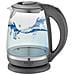 Bollitore Ad 1286 Standard, 2200 W, 2 L, Plastica / vetro, Grigio / trasparente, Base Girevole A 360° - Foto miniatura 3