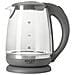Bollitore Ad 1286 Standard, 2200 W, 2 L, Plastica / vetro, Grigio / trasparente, Base Girevole A 360° - Foto miniatura 4