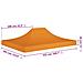 Tetto per Tendone per Feste 4,5x3 m Arancione 270 g / m² - Foto miniatura 5