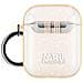 Cover Airpods Choupette Silicone Glitter Moschettone Gialla - Foto miniatura 2