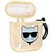 Cover Airpods Choupette Silicone Glitter Moschettone Gialla - Foto miniatura 3
