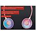 86694 nebulizzatore e ventilatore portatile personale Rosa Neck fan - Foto miniatura 8