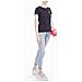 T-shirt Donna Con Ricamo Monogram - Foto miniatura 2
