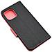 Maxy Custodia Book Orizzontale Silicone Case Per Apple Iphone 12 Pro Max Black-pink - Foto miniatura 3