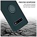 Custodia Compatibile Con Samsung Galaxy S10 Plus In Liquid Verde - Coperchio Protettivo In Silicone Tpu Flessibile Con Anello - Foto miniatura 7