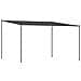 Gazebo Antracite 4x4 M 180 G /m Tessuto E Acciaio - Foto miniatura 2