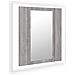 Mobile Da Bagno Grigio Sonoma 40x12x45cm In Legno Multistrato - Foto miniatura 2