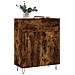 Credenza Rovere Fumo 69,5x34x90 Cm In Legno Multistrato - Foto miniatura 3
