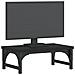 Supporto Per Monitor Nero 37x23x14 Cm Legno Multistrato - Foto miniatura 3
