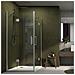 Cabina Doccia Angolare Giglio 2 Ante Cristallo 8 Mm Trasparente 70x90x195h - Foto miniatura 1