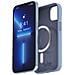 Cover Icon In Silicone Per Iphone 14 Plus Compatibile Con Magsafe, Blu - Foto miniatura 1