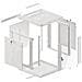WF01-6612-10S rack 12U Da parete Grigio - Foto miniatura 12