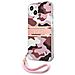 Cover Per Iphone 13 Camo Con Cordino In Nylon, Rosa - Foto miniatura 1