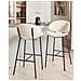 Set Di 2 Sedie Alte Kiana Beige Chiaro - Foto miniatura 1