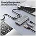 IDATA KVM-DPC8K switch per keyboard-video-mouse (kvm) Grigio - Foto miniatura 3