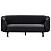 Divano 3 Posti Loen Tessuto Nero - Foto miniatura 5