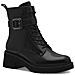 Lace Boot Black Leather Stivali Pelle Scarpe Donna Nero Eu 40, 1-25240-43 003 - Foto miniatura 1