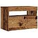 Mobile Porta TV con LED Legno Antico 60x35x40 cm Multistrato - Foto miniatura 2