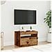 Mobile Porta TV con LED Legno Antico 60x35x40 cm Multistrato - Foto miniatura 7