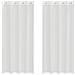 Tende In Voile Con Occhielli 2 Pz Bianco - Foto miniatura 2