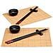 Set Sushi Ceramica E Bambù 8 Pezzi 16,5x30x3 Cm. Colore Del Legno - Foto miniatura 1