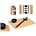 Set Sushi Ceramica E Bambù 8 Pezzi 16,5x30x3 Cm. Colore Del Legno - Foto miniatura 3