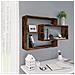 Mensola A Muro Rovere Fumo 104x20x58,5 Cm Legno Multistrato - Foto miniatura 7