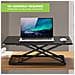 Convertitore da Scrivania In Piedi Postazione di Lavoro Sit Stand Ultra Slim Altezza Regolabile - Foto miniatura 17