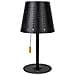Lampada da Tavolo Solare a LED Harter Nera - Foto miniatura 1