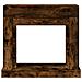 Cornice per Camino Rovere Fumo 100x30x87,5 cm in Truciolato - Foto miniatura 4