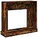 Cornice per Camino Rovere Fumo 100x30x87,5 cm in Truciolato - Foto miniatura 6