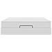 Struttura Letto Pouf con Materasso Bianco 180x200 cm Similpelle - Foto miniatura 7