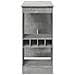 Tavolo Bar con Rastrelliera Grigio 90x47,5x103,5 cm Multistrato - Foto miniatura 5