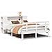 Letto Libreria senza Materasso Bianco 120x190 cm Legno di Pino - Foto miniatura 1