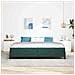 Letto box spring con materasso Verde Scuro 200 x 210 cm Velluto - Foto miniatura 5