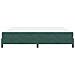 Letto box spring con materasso Verde Scuro 200 x 210 cm Velluto - Foto miniatura 8