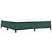 Letto box spring con materasso Verde Scuro 200 x 210 cm Velluto - Foto miniatura 9