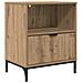 Comodino rovere artigianale 49 x 36 x 61 cm Legno multistrato - Foto miniatura 1