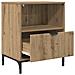 Comodino rovere artigianale 49 x 36 x 61 cm Legno multistrato - Foto miniatura 5