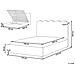 Letto Contenitore Ciniglia Nanterre 140 X 200 Cm Beige - Foto miniatura 8