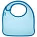 Lotto 2 Bavaglini Per Bambino Serie Mess Mate In Neoprene Impermeabile, Blu - Foto miniatura 4