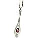Collana Lunga Crystal Tear In Cristallo Argento Sw Siam 10µ - Foto miniatura 2